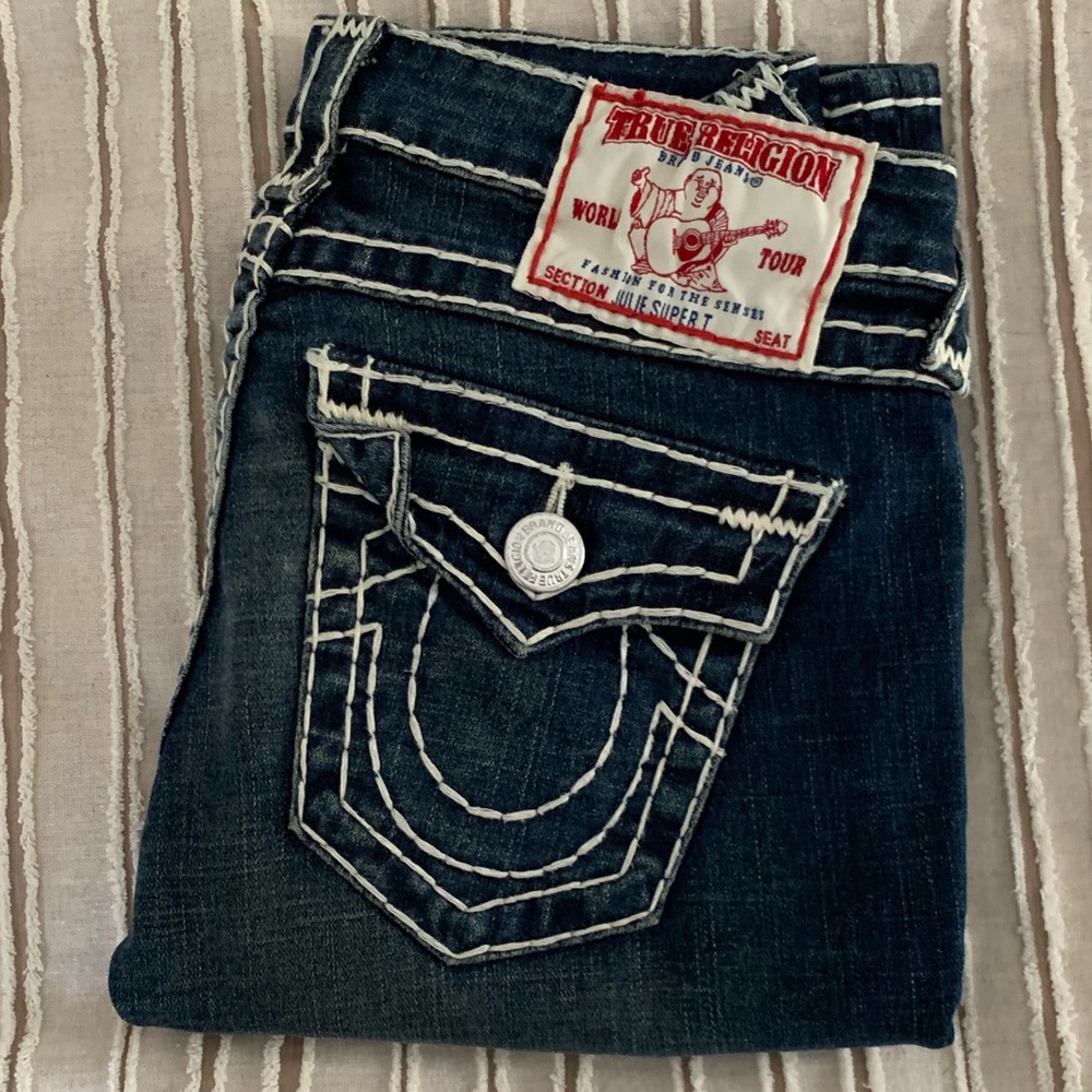 True religion Julie low rise super skinny 27
